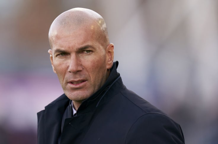 TrollFootball's tweet photo. BREAKING: Zinedine Zidane is learning English so he can reject Man Utd. https://t.co/suTFwtAIzJ