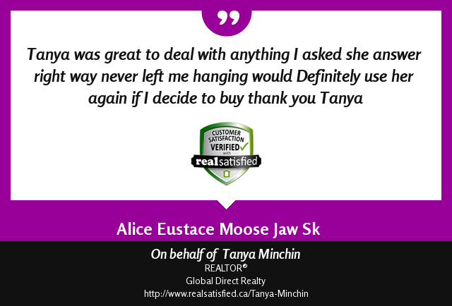 Thanks to this lovely lady for letting me sell her condo!  realsatisfied.ca/Tanya-Minchin via <a href="/realsatisfied/">RealSatisfied</a>