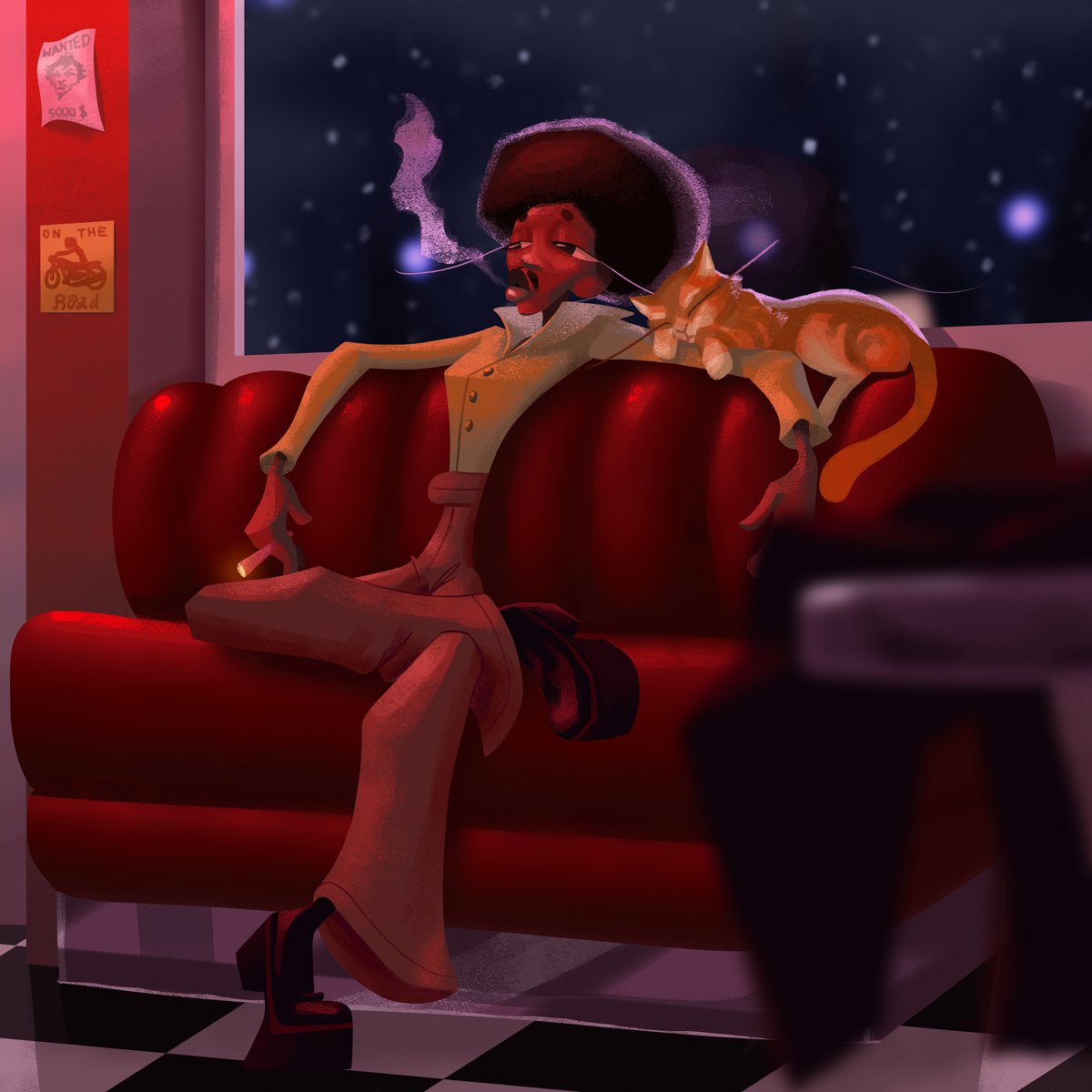 jakes_dexterity's tweet photo. I had to add the cat 😩💖🐈
#illustration #digitalart #conceptart https://t.co/FdVGRd69V6