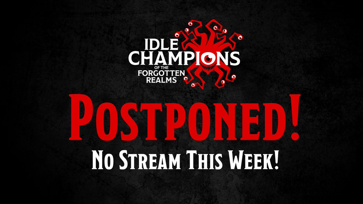 idlechampions's tweet image. #DeveloperInsights is off this week! Justin and David will be back next week, but in their place catch a rebroadcast of past #IdleInsights episodes!

#dnd #indiedev