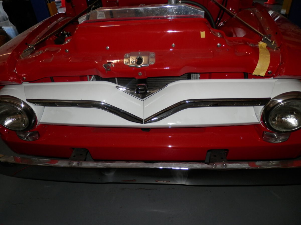 texomaclassics's tweet photo. 1955 Ford F100 - We have gotten the gull wings installed on the grille. 
#FordF100 #1955Ford #1955F100 #1955FordF100 #Ford #F100 #GullWings #GullWingsInstalled #InstalledGullWingsOnGrille #GullWingsOnGrille #ClassicRestoration #OldCarsNew #ClassicTruck #ClassicPickup https://t.co/91YT4iTw40
