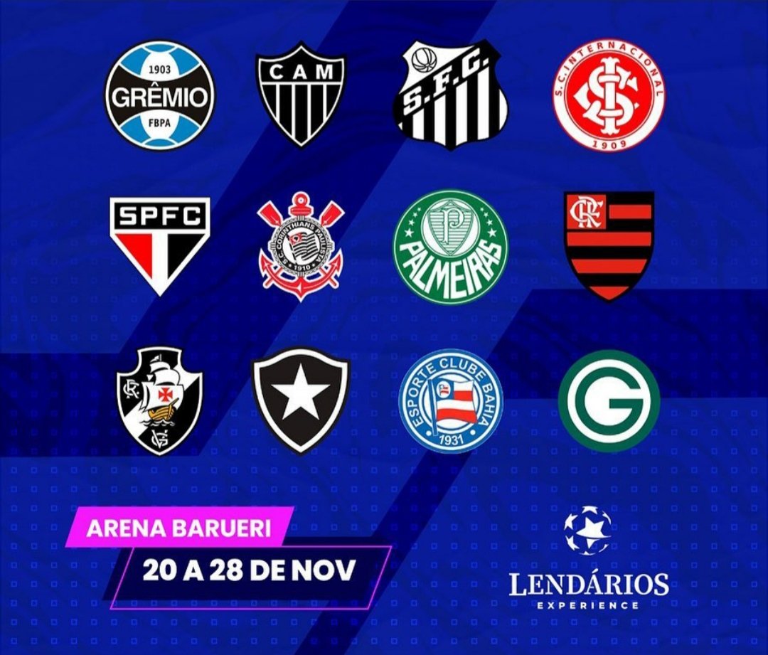 sampafogoficial's tweet photo. Alô, galera de São Paulo!
Entre os dias 20 e 28 de novembro acontece na Arena Barueri, em Barueri, a Copa Lendários. Atual campeão, o @Botafogo Máster defende o título.
Prestigie e apoie os nossos atletas nesta importante competição.
#lendariosexperience #masterbotafogo https://t.co/LvkTzOKBIU
