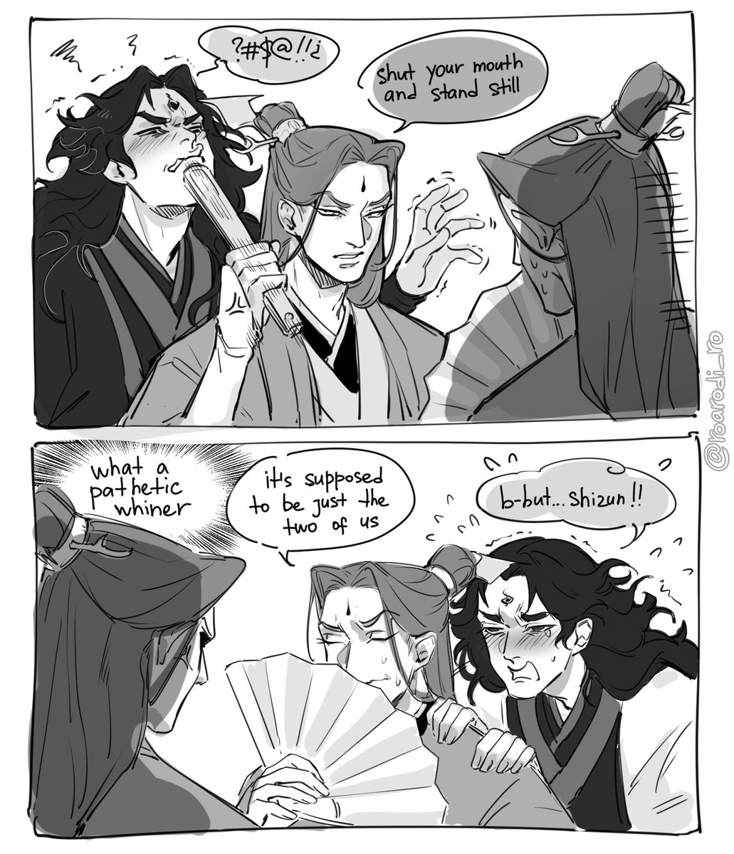 roarodi_ro's tweet photo. hahHAHAH bonus pocky game
#人渣反派自救系统 #svsss #LuoBinghe  #ShenQingqiu #ShenJiu https://t.co/CPMOTf4KUR