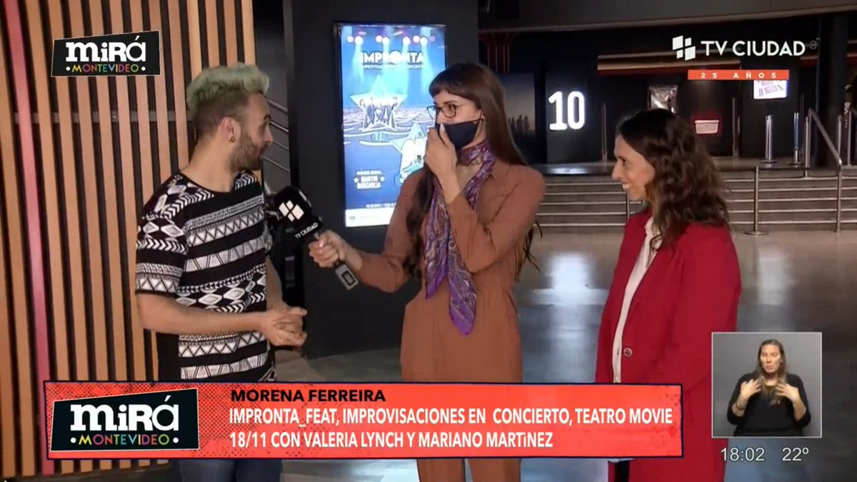 #MiráMontevideo charla con Emilio Gallardo y <a href="/lucia_dotta/">Lucia Dotta</a> sobre el espectáculo <a href="/improntaimpro/">Impronta Teatro</a>. 

"Estamos muy emocionados. Es un espéctáculo multidisciplinario, con teatro y música. Salimos de lo que hacemos habitualmente. Es una locura divina", cuentan.
