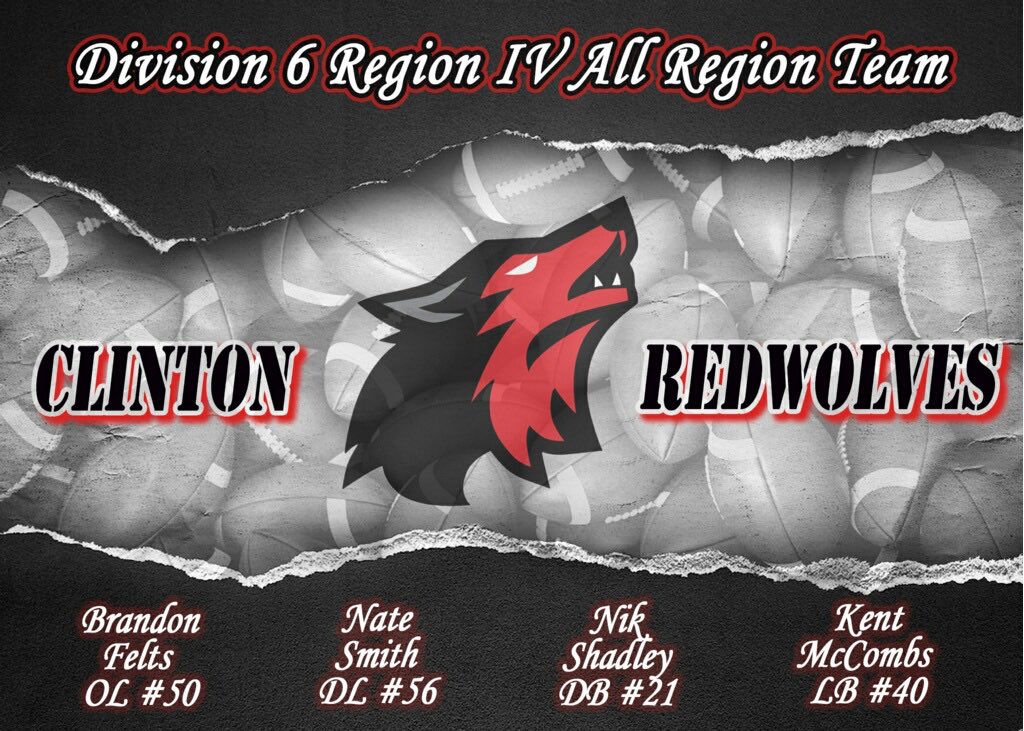 WreckingCrewMI's tweet photo. Congratulations to our All Regional Selections for Football.   ⁦@ClinRedwolves⁩ ⁦@CHS_LeadsTheWay⁩ ⁦@lenaweesports⁩ ⁦@TecumsehHerald⁩ ⁦@TheClintonLocal⁩ https://t.co/p31lvUomCQ