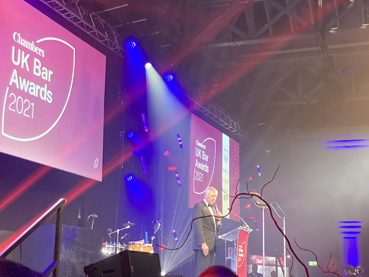 Thanks to <a href="/WilberforceCh/">Wilberforce Chambers</a> for having me at the Chambers UK Bar Awards - fingers crossed for <a href="/HarrietHolmes1/">Harriet Holmes</a> and <a href="/JonathanSeitler/">Jonathan Seitler KC</a>