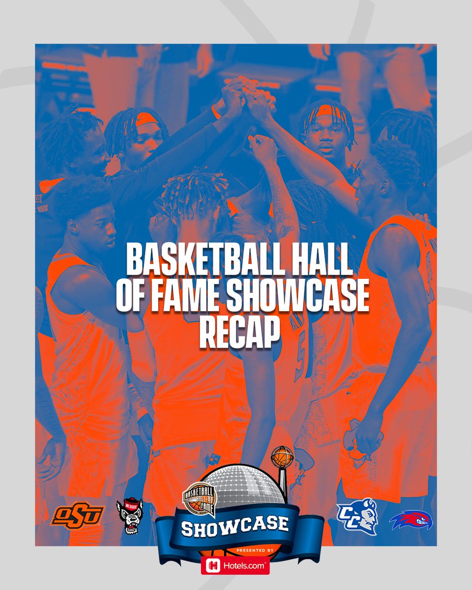 Hoophall's tweet photo. A look back at this week’s action at the Basketball Hall of Fame Showcase presented by @hotelsdotcom. 🏀 #HOFShowcase https://t.co/xfaa90PZma