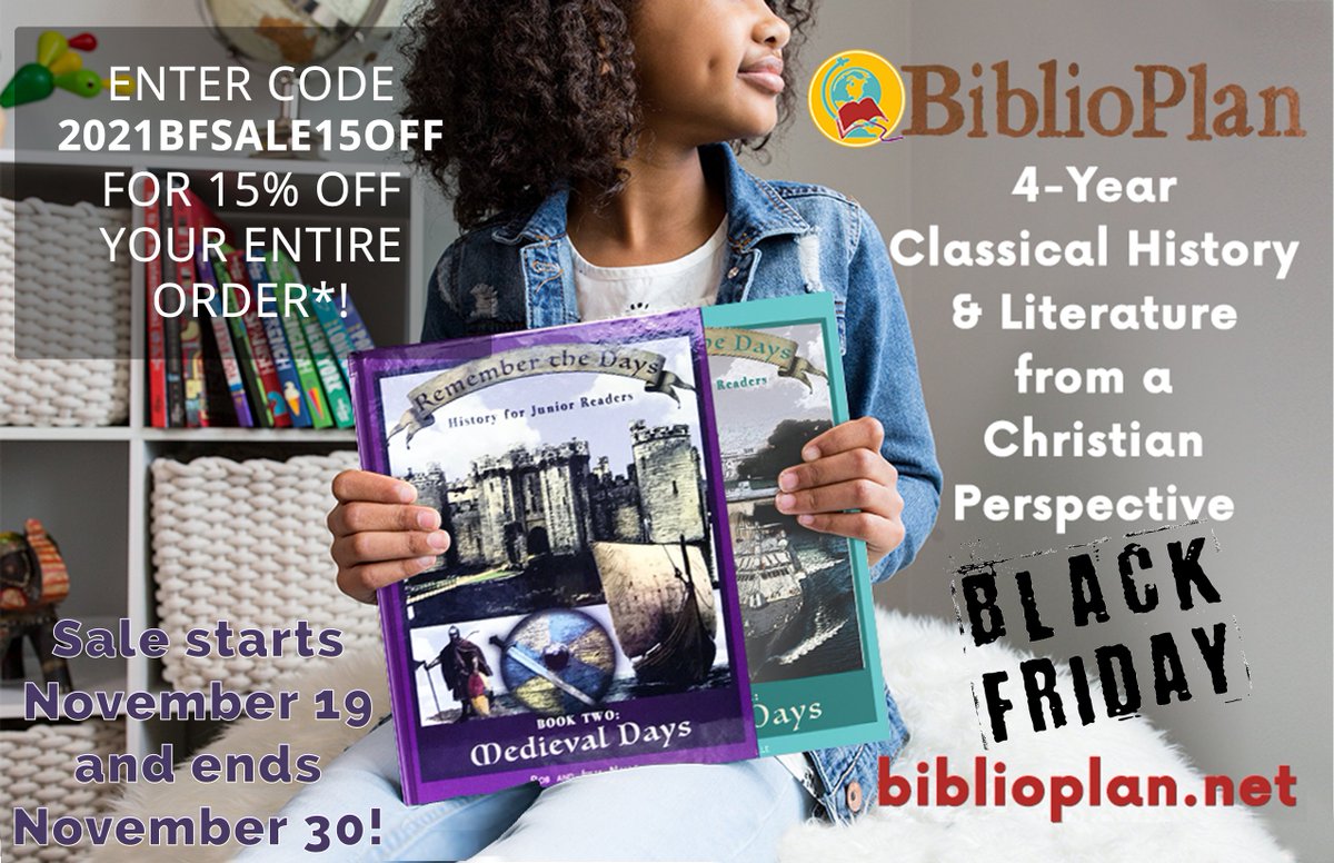 BiblioPlan's tweet photo. BLACK FRIDAY SPECIAL
 
EVERYTHING on the website is 15% off.
 
ENTER "2021BFSALE15OFF" to receive
15% off ANYTHING in the Store!
 
https://t.co/qBG9KOApZs
 
FROM NOW UNTIL NOVEMBER 30TH! https://t.co/d7qnq4ycEx