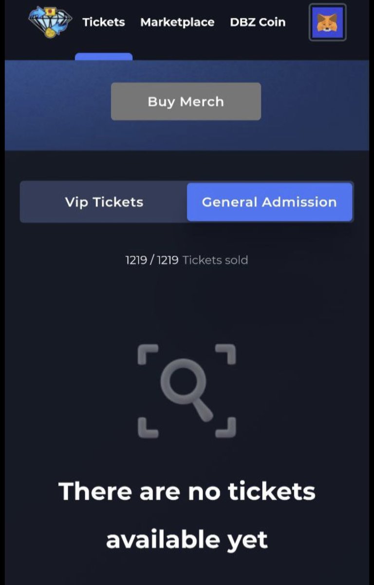 dbzcoin's tweet photo. SOLD OUT 🚀🚀🚀🚀🚀

You can still buy tickets through the secondary market on https://t.co/i9HE8qhPTQ https://t.co/Bq2Vun1fxI