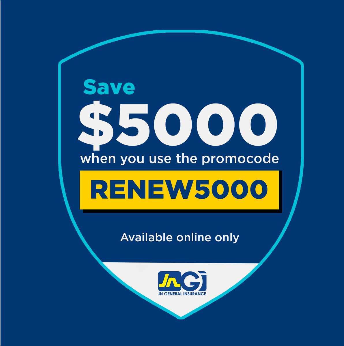 jngijamaica's tweet photo. Is you motor policy due for renewal and you need to save some money?!
Save $5000 on your next premium when you use the promocode: RENEW5000 on your next online renewal on https://t.co/WoGiX4UyH5.
Savings made easy 😊💻
#QuoteBuyRenew #JNGIJamaica #InsuranceOnline https://t.co/7GckyEIlle