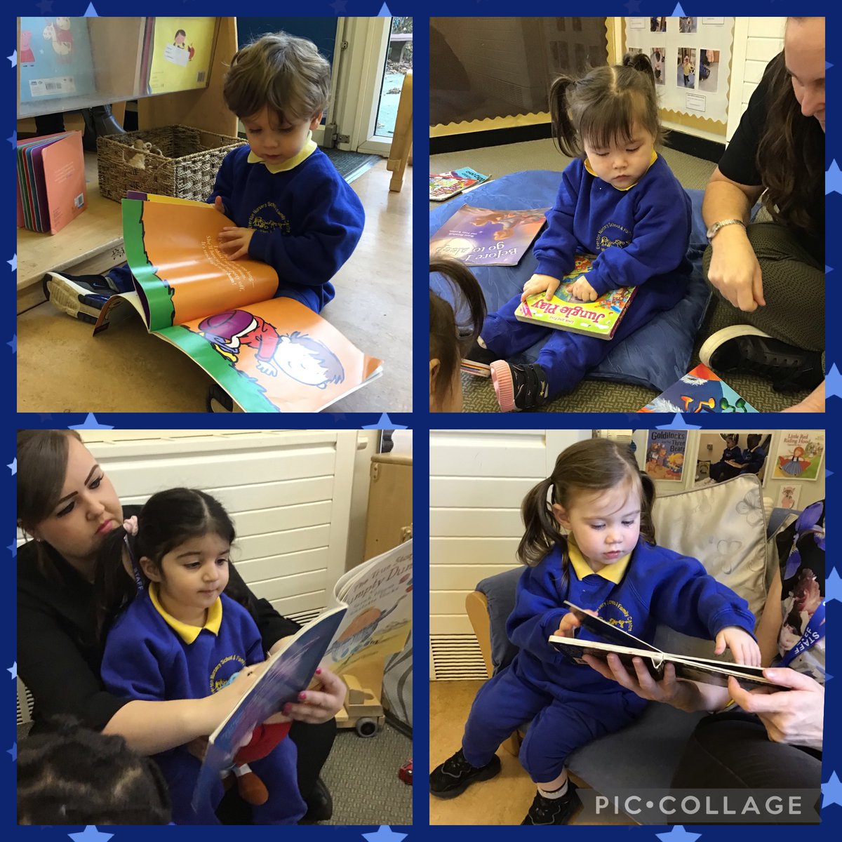 EvertonNursery's tweet photo. The journey of a lifetime starts with the turning of a page. #HeyworthClass #ReadingForPleasure #SharedReading #ReadingIsFun #PromotingReading #Literacy #EYMatters #EYTalking #EarlyYears #EYFS https://t.co/gpEj1RJCey
