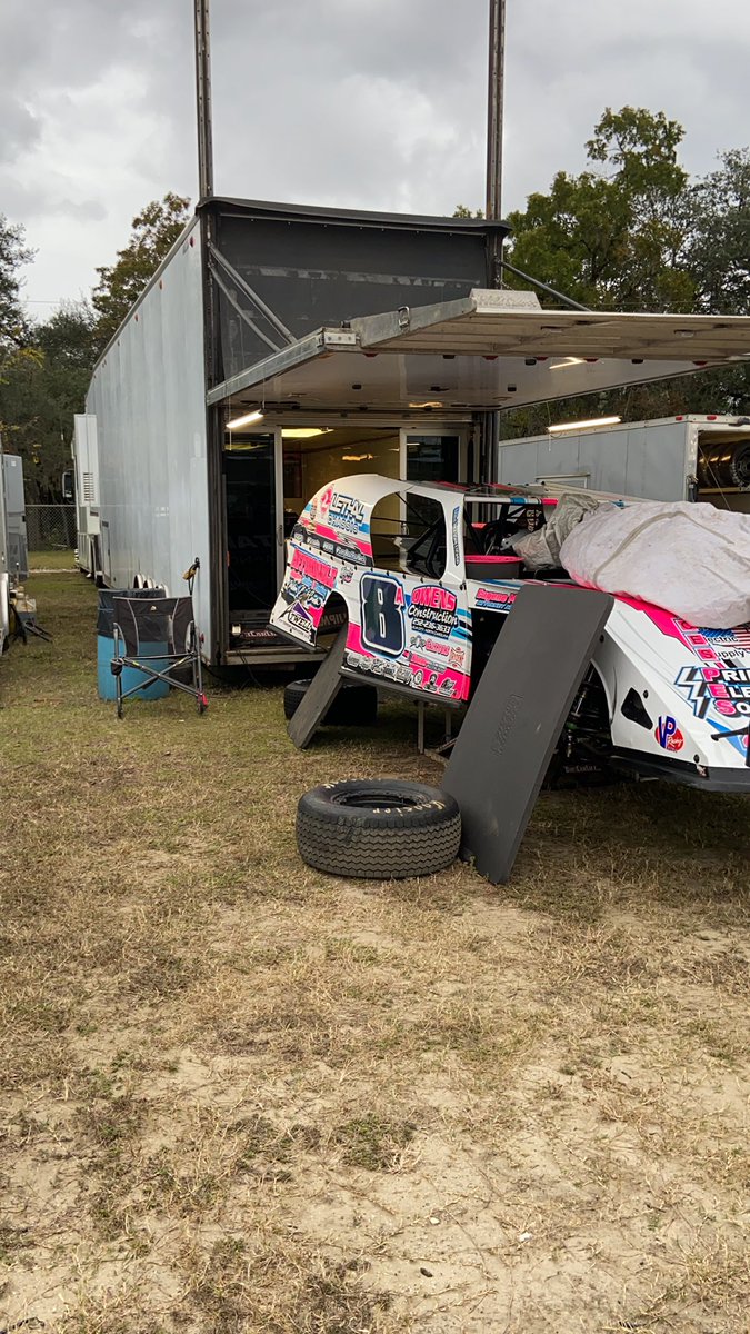 Unloaded here at <a href="/VolusiaSpeedway/">Volusia Speedway Park</a> with our Prime Electrical, Owens construction, ABCO  performance <a href="/LethalChassis/">Lethal Chassis</a>. Hoping the weather stays clear so we can get some practice in before we kick off 2 days of racing.