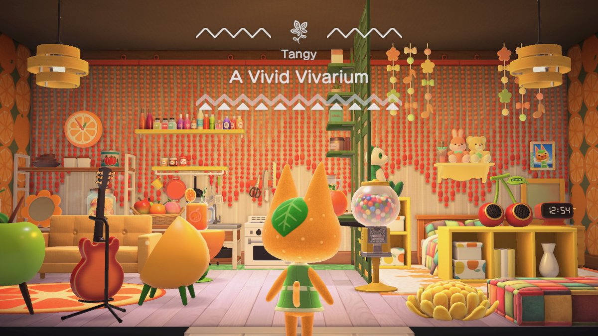 AmandaRuthAC's tweet photo. I got to design Tangy's home!

#acnhupdate #happyhomeparadise #tangy #AnimalCrossing #ACNH #NintendoSwitch https://t.co/3TvdkVOvuh