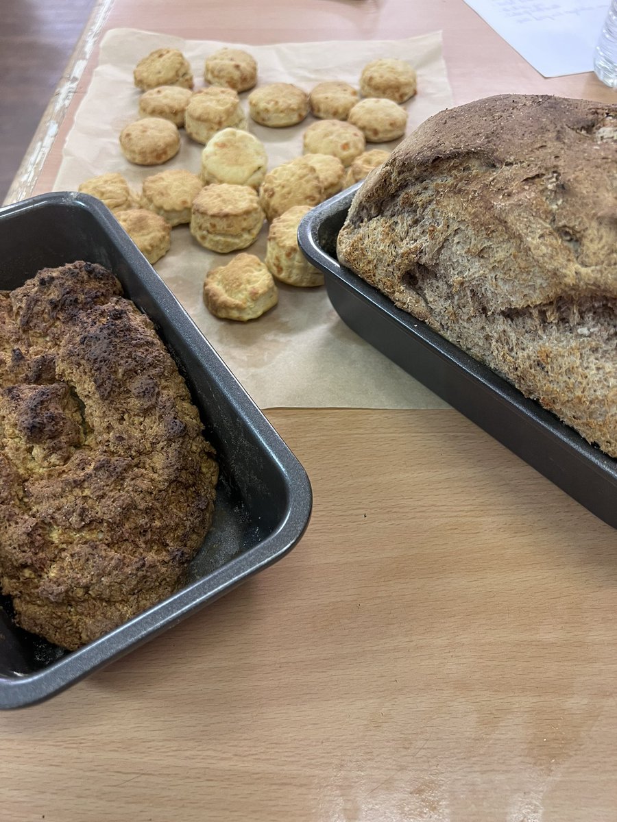 So tonight the Scouts continued with the theme of war time recipes. Tonight’s dishes included cheese scones, war time bread ( made with porridge oats) and egg less ginger cake. #wartimerecipes #wartimecooking #wartimefood