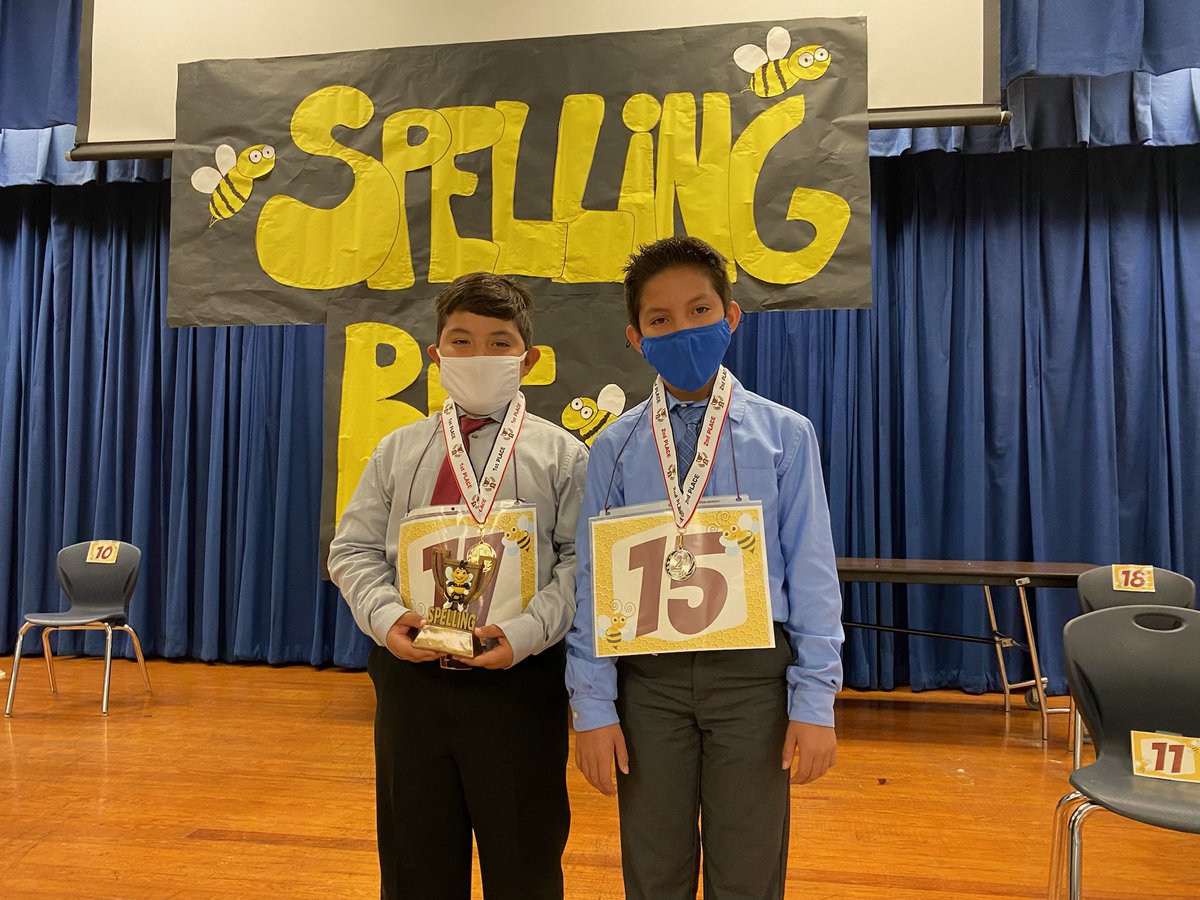 Orgullosa de mis dos campeones que obtuvieron 1er y 2do lugar en el Spanish spelling bee Gracias <a href="/LizarragaYvette/">Maestra Yvette Lizárraga</a> <a href="/GGarcia198/">Gabriela Garcia</a> <a href="/gabymenchaca7/">Gabriela Menchaca</a> <a href="/HugoOrantes1/">Hugo Orantes, Ph.D.</a> <a href="/esparzabilingue/">NISD Esparza Bilingual</a> <a href="/NisdBILESL/">NISD Bilingual & ESL</a> <a href="/NISDEsparza/">@NISDEsparza</a>