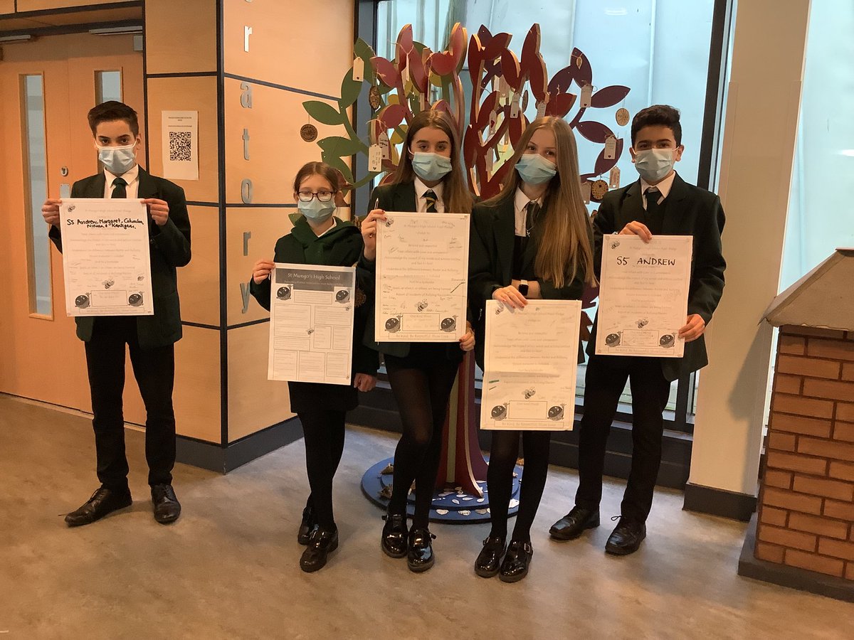 fairgamestmu's tweet photo. Signing our pledges for anti-bullying week in PSE this week. Our aim - to treat everyone with respect, and to say NO to bullying of any kind. ⁦@headsup4wb⁩ ⁦@StMungosFalkirk⁩ #fairgame #cosd #bekind https://t.co/Ofq8NHvU72