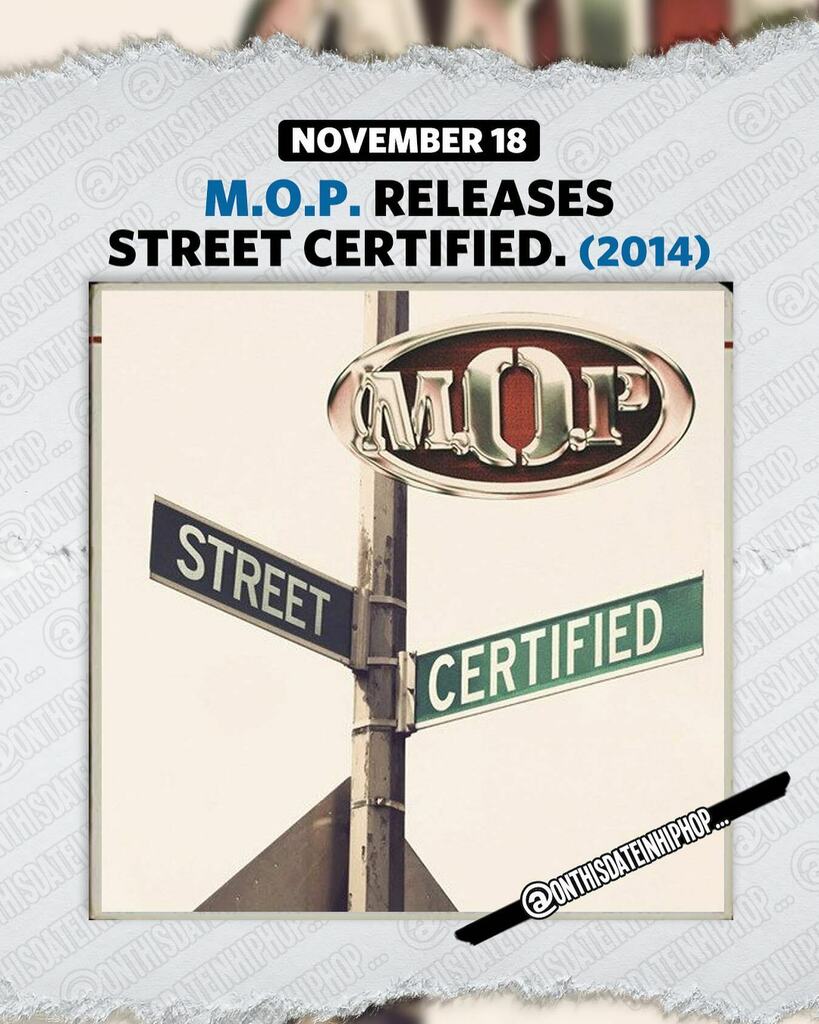 bleepthabastard's tweet image. #OnThisDateInHipHop, #MOP released their 6th album #StreetCertified.

Support @OnThisDateInHipHop with a like and/or comment.

Ask me anything...
Text: 323-685-4540
---
--
-
--
---
--
-
#rap #rapper #90s #90sMusic #90sHipHop #HipHop #HiphopHistory #Throw… instagr.am/p/CWboDuuPums/