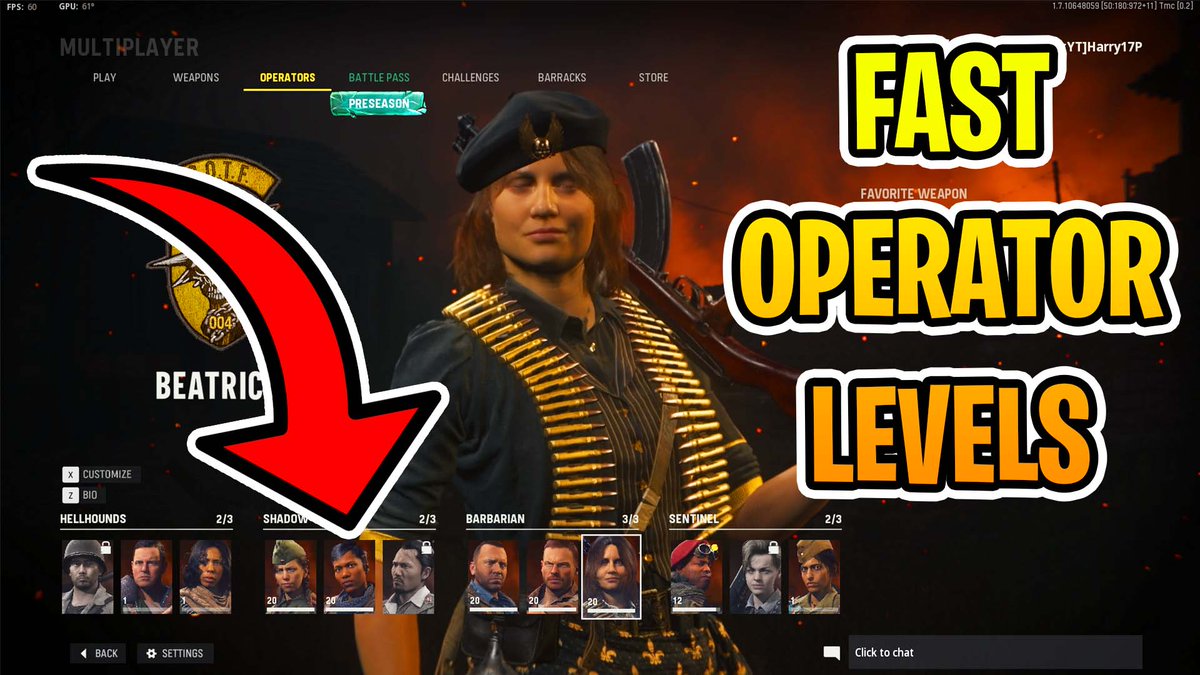 Harry17P's tweet photo. HOW TO LEVEL UP OPERATORS FAST in VANGUARD!
https://t.co/S8euJUroQs
#season6 #coldwarseason6 #warzoneseason6 #warzone #coldwar #coldwarupdate #season6update #vangaurddates #vanguardalpha #s6 #warzones6 #vanguardbeta #vanguard #tec9 #cod https://t.co/7v71KxXQSd