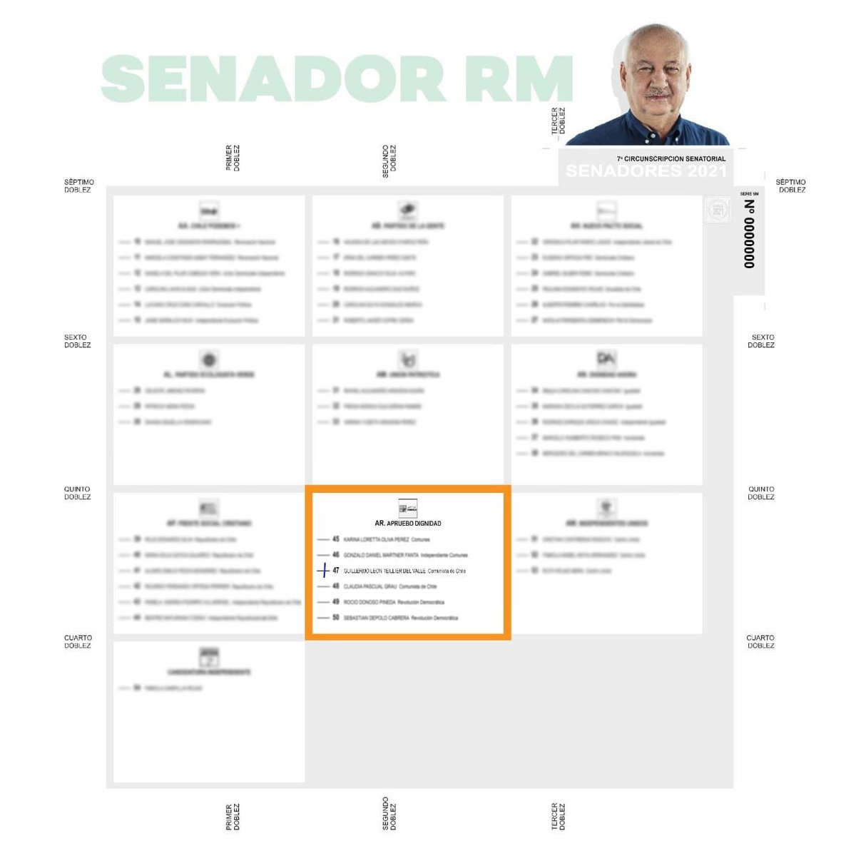 Este domingo 21 de noviembre te invito a que abramos las puertas del Senado y rompamos la exclusión…

Con confianza y convicción; con lealtad y transparencia para un nuevo Chile 🇨🇱 
✊🏻❤️👇

 🗳️ Juntas y juntos, vota AR-47