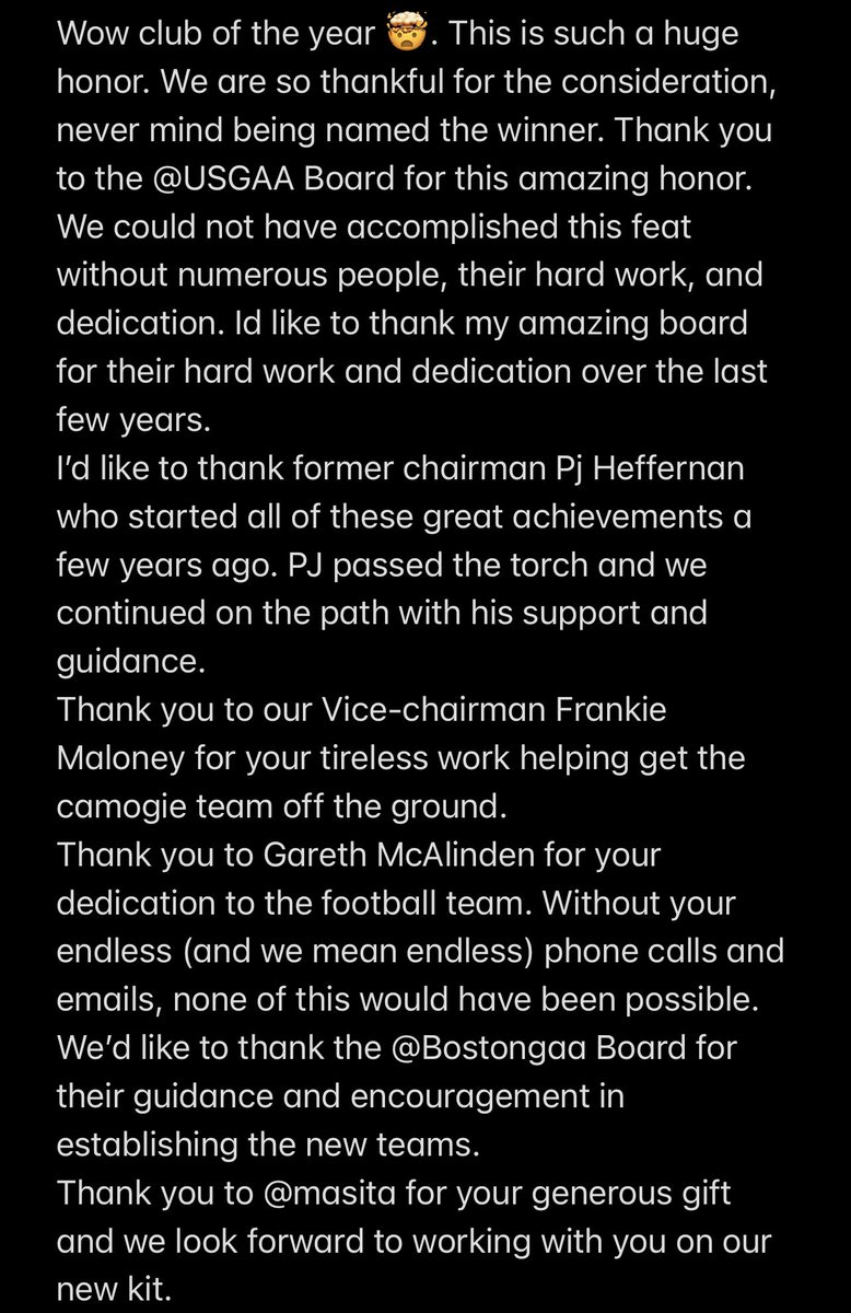 Worc_Fenians's tweet photo. Club of the year! 🤯 @GAA_USA @GAABoston @MasitaIreland @Pjheffernan11Pj #hurling #GAA #usgaa #bestsportever #fenians #feniansabu https://t.co/jyikIEXJTF