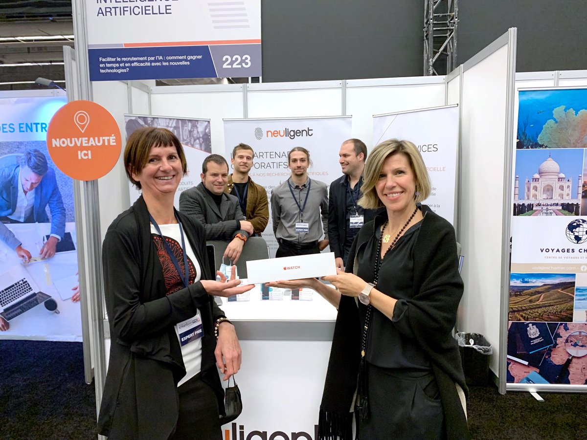 La gagnante est Brigitte Skeene! Félicitations! Merci à tous d'avoir participé à notre concours! 

#strategiepme #neuligent #IntelligenceArtificielle