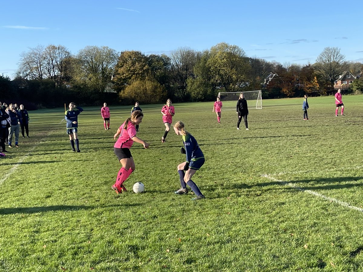 #MossBankJFC our U14s Girls in action on Sunday in the <a href="/OfficialBBDFL/">Bolton, Bury & District Football League</a> on the <a href="/LeasingOptions/">LeasingOptions.co.uk</a> Pavilion v <a href="/LeighGenesisJnr/">Leigh Genesis F.C</a> U14s Girls in a great game ⚽️ well done to both teams 👏 <a href="/Mossbank_Girls/">Mossbank Girls</a> #upthebank #GSR #UTB #MBNK