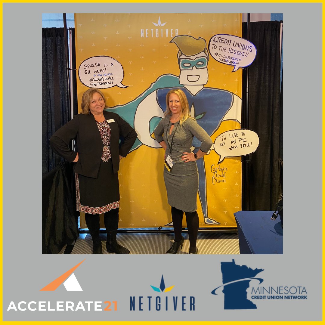netgiverapp's tweet photo. Bridget Petersen (@lakegirlonline), from @SPIREcu stopped by to get a picture with Captain Credit Union!
Check out Captain Credit Union at https://t.co/DakxPmb0j0
@mncreditunions
#ACCELERATE21
#MNCUN
#CUDifference
#MNCreditUnions
#NetGiver https://t.co/zY2QSsNkKH