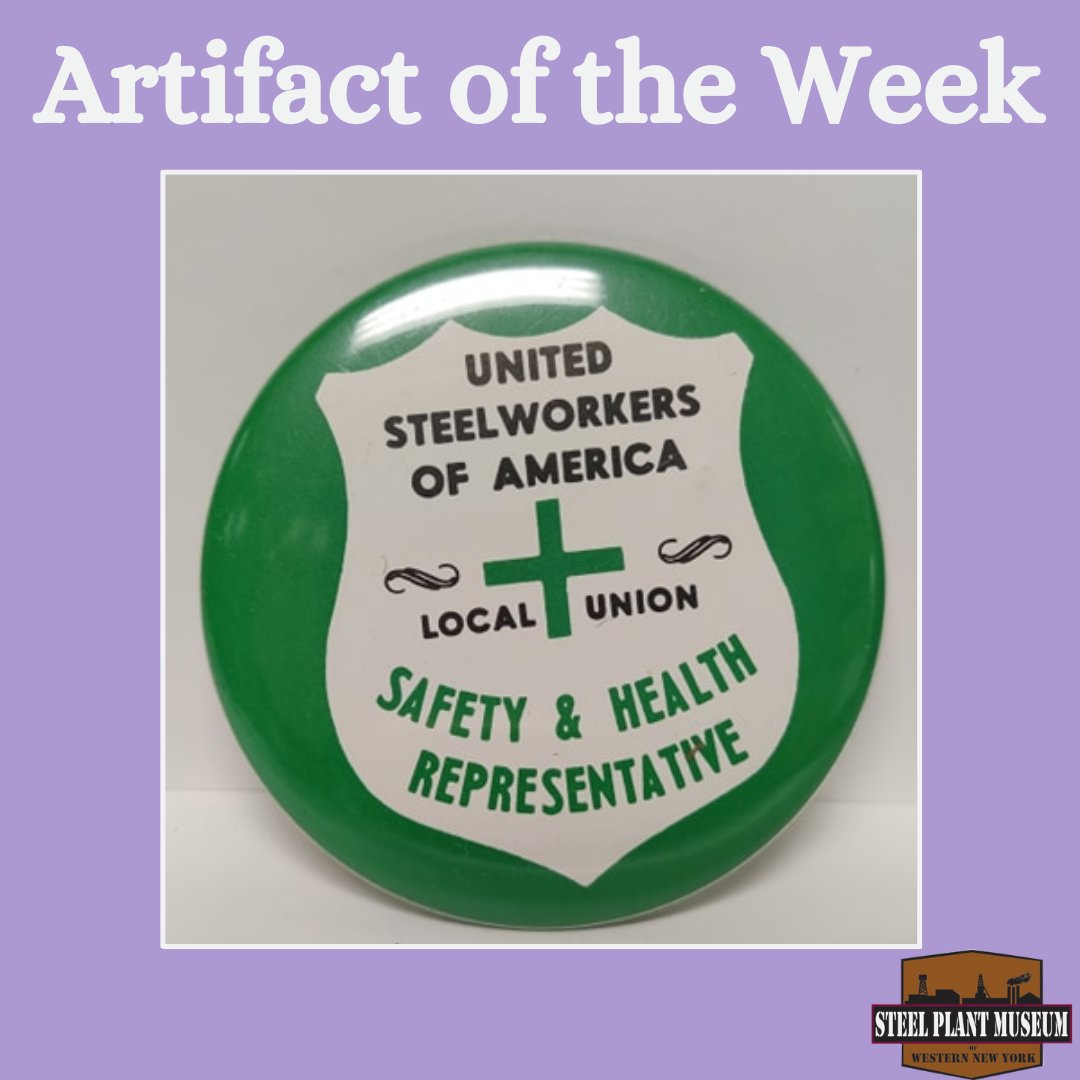 SPMofWNY's tweet photo. Artifact of the Week: Check out this USWA pin that states "United Steel Workers of America; Local Union; Safety &amp; Health Representative."
#history #artifactoftheweek #uswa #pin #artifact #thursday https://t.co/zMrGARPWfU