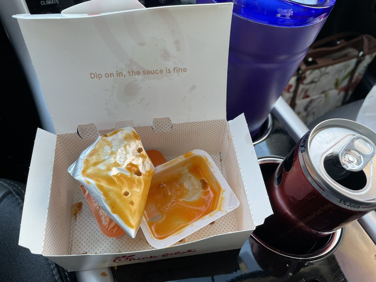 4thgenCOnative's tweet photo. Just had my first Chick-Fil-A…clearly good enough to eat the whole thing.  Lol. #eatingonthego #hungryrealtor #HungryBuff #betterthanourstadiumfood #GoBuffs #SkoBuffs https://t.co/9zMjPSLxEP