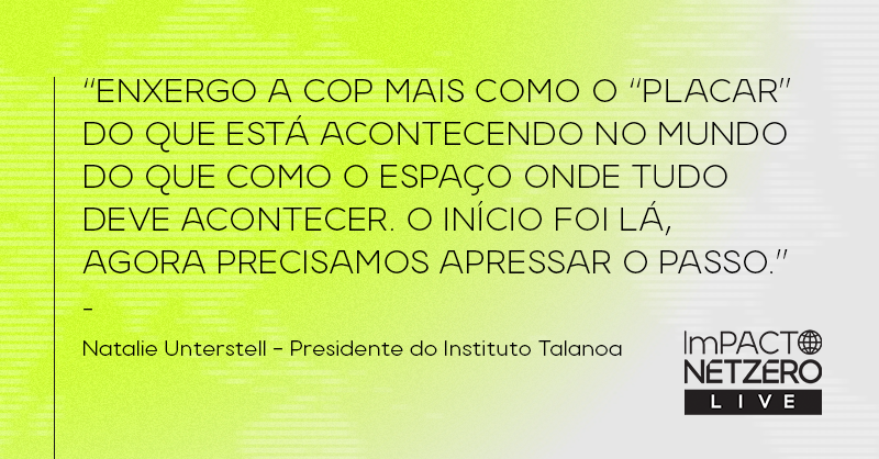 ImPactoNetZero's tweet photo. A COP26 foi só o início. Agora é hora de implementar mudanças.

@unatalie, do @TalanoaReal na Live #ImPactoNetZero https://t.co/nJ4140XEDR
