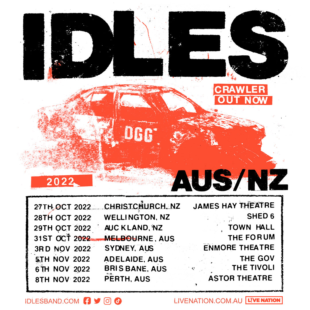 idlesband's tweet image. 🇦🇺 AUSTRALIA &amp;amp; NEW ZEALAND 2022 🇳🇿

⏰ Artist presale begins on Monday 22 Nov at 12 PM (midday) local times. For presale access sign up to our mailing list: IDLES.LNK.TO/NEWS

⏰ Tickets on general sale Thursday 25 Nov at 12 PM (midday) local times: IDLES.LNK.TO/TOUR