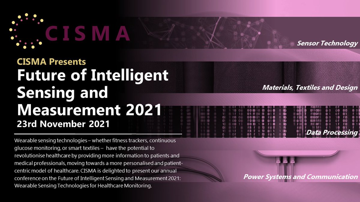 And FoISM 2021 is over! 

We had a wonderful time, and hope you all did too, exploring the central theme of wearable sensing technologies for healthcare monitoring.

Our thanks go to our amazing speakers and incredible hosts, <a href="/GUUnion/">Glasgow University Union</a>.

More about CISMA: cisma-colloquia.com