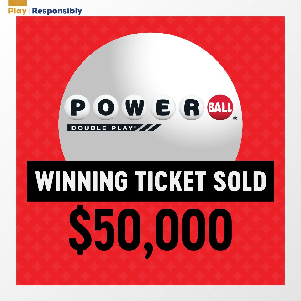 For an extra $1, a Powerball player added Double Play to their ticket and got to play their numbers in a second drawing – resulting in a $50,000 win last night!  https://t.co/YJ5XcGLNqa
Have you played Double Play yet? https://t.co/LRzIpfmXQ1