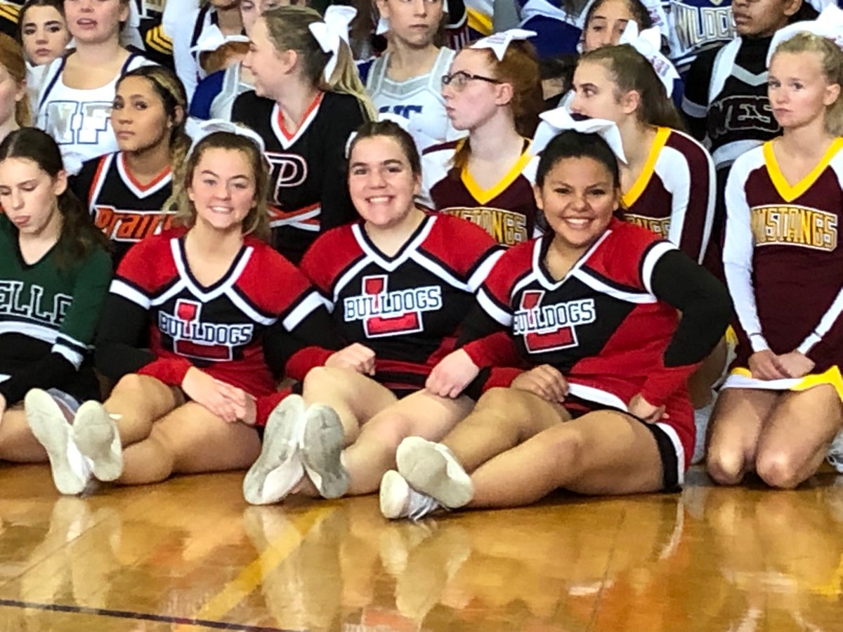 LeMarsCheer (@cheer_mars) on Twitter photo Today we are in the UNI Dome for Iowa Honor Squad! Congratulations to <a href="/LizziejKoonce/">Lizzie</a> <a href="/yadi_fernan/">Yadi Fernan</a> and <a href="/JuliaSadoski/">Julia Sadoski</a>
Way to represent the Bulldogs! Today we are in the UNI Dome for Iowa Honor Squad! Congratulations to <a href="/LizziejKoonce/">Lizzie</a> <a href="/yadi_fernan/">Yadi Fernan</a> and <a href="/JuliaSadoski/">Julia Sadoski</a>
Way to represent the Bulldogs!