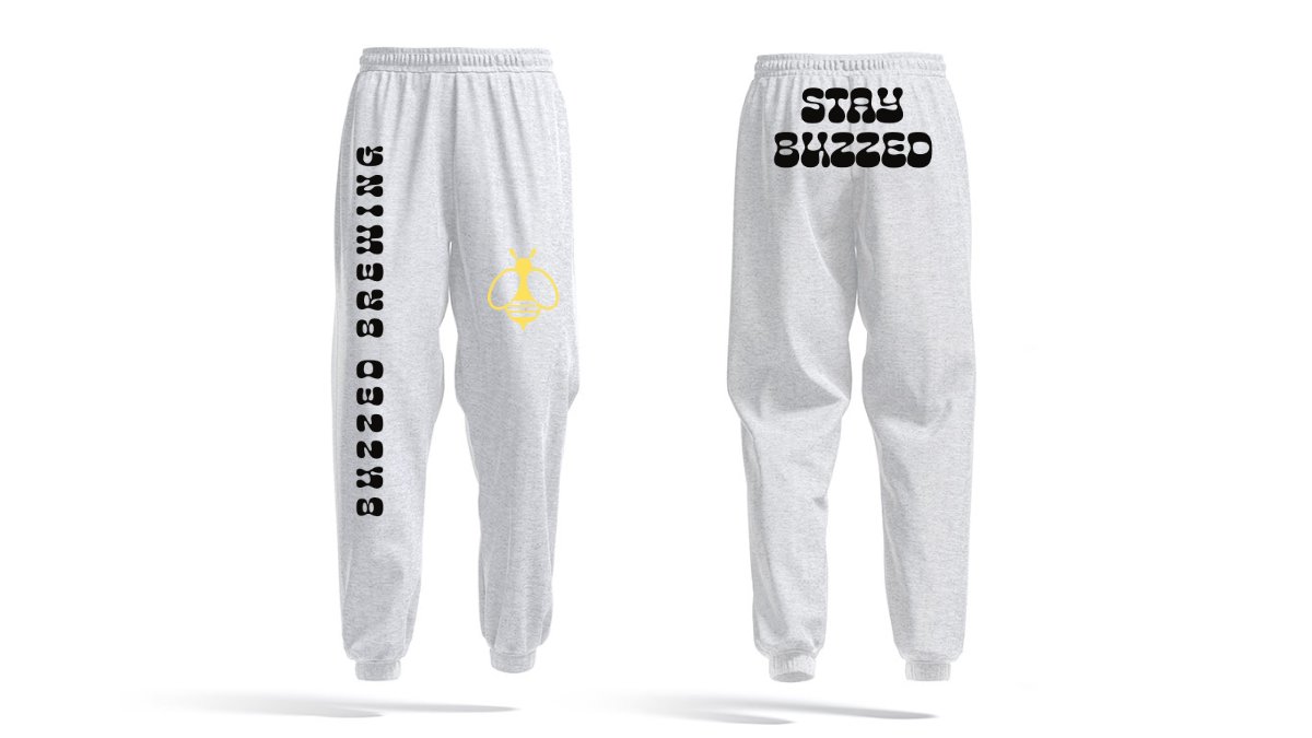 BuzzedBrewingCo's tweet photo. What's cooler than #BuzzedBrewing? A Buzzed Brewing matching set. Be the most buzzed at your next kickback with the #StayBuzzed Sweat Set. Reply with your favorite place to get buzzed and we'll send you a set. 🐝🥴 https://t.co/Ko7aODR4gD