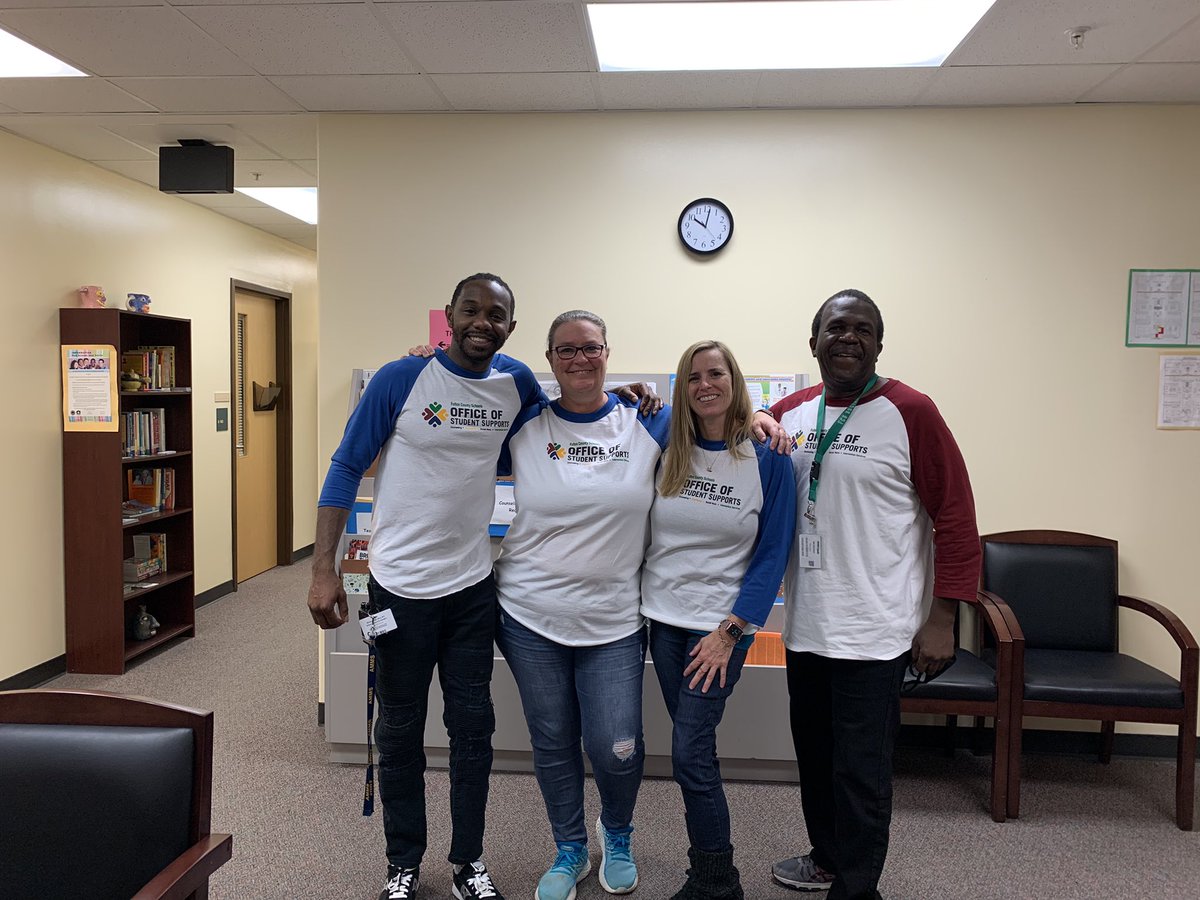AndreaTurnera1's tweet photo. #teamOSS. Rocking our new shirts today!  #officeofstudentsupports @AMMSLions @CAMontgomeryEDU @Shamonaharrell https://t.co/zPyt2wGH0h