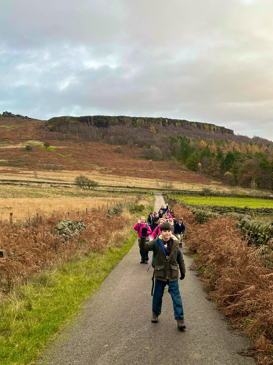 MPPS_Class7's tweet photo. An awesome walk alongside the River Derwent to Padley Chapel today. The kids smashed the Bolehill Challenge too! 👏👏 #year4 #Residential #teacherlife https://t.co/suRvmPMHjV