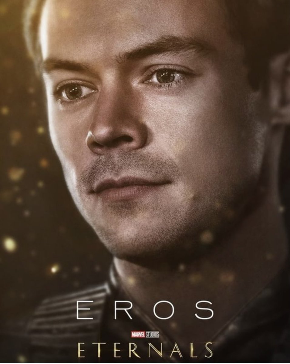 EnElMedio5's tweet photo. Revelan a #HarryStyles como #Eros que en el #UCM es hermano de #Thanos y primo de #Thena, ahora los puedes ver en la película #Eternals https://t.co/m6KI4yo14m