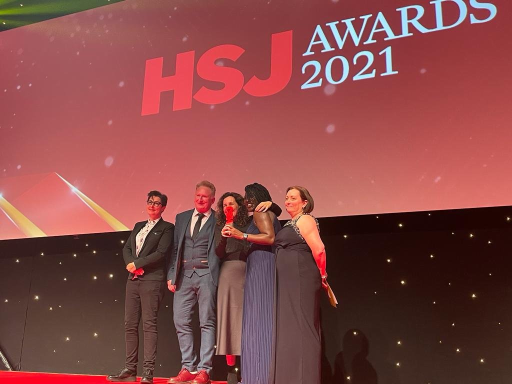HSJ_Awards's tweet photo. For an effective, evidence-based communications programme, the winners of the NHS Communications Initiative of the Year Award are…@C_MPartnership - congratulations! #HSJAwards https://t.co/paIb0lsZaO