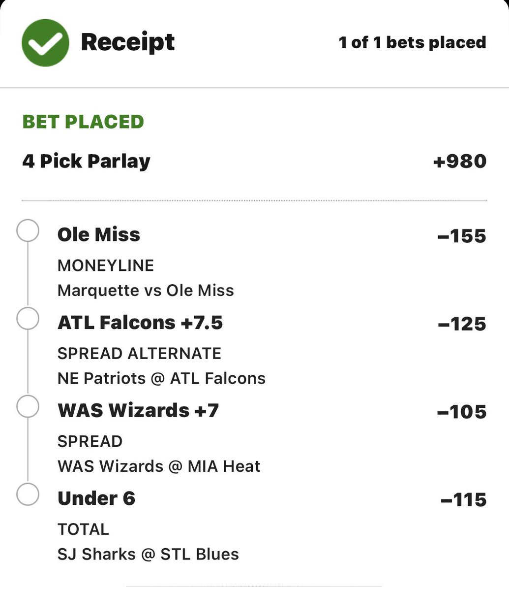 RandallKBets's tweet photo. 💰$100 Cross Sport Thursday 💰

I have put together a four team +EV parlay for tonight using the tools from OddsJam.  If this parlay hits, one random person who retweets this will win $100!

To enter the contest:
1. Follow @OddsJam 
2. Follow @RandallKBets 
3. Retweet this tweet https://t.co/AiB1hQ3h5x