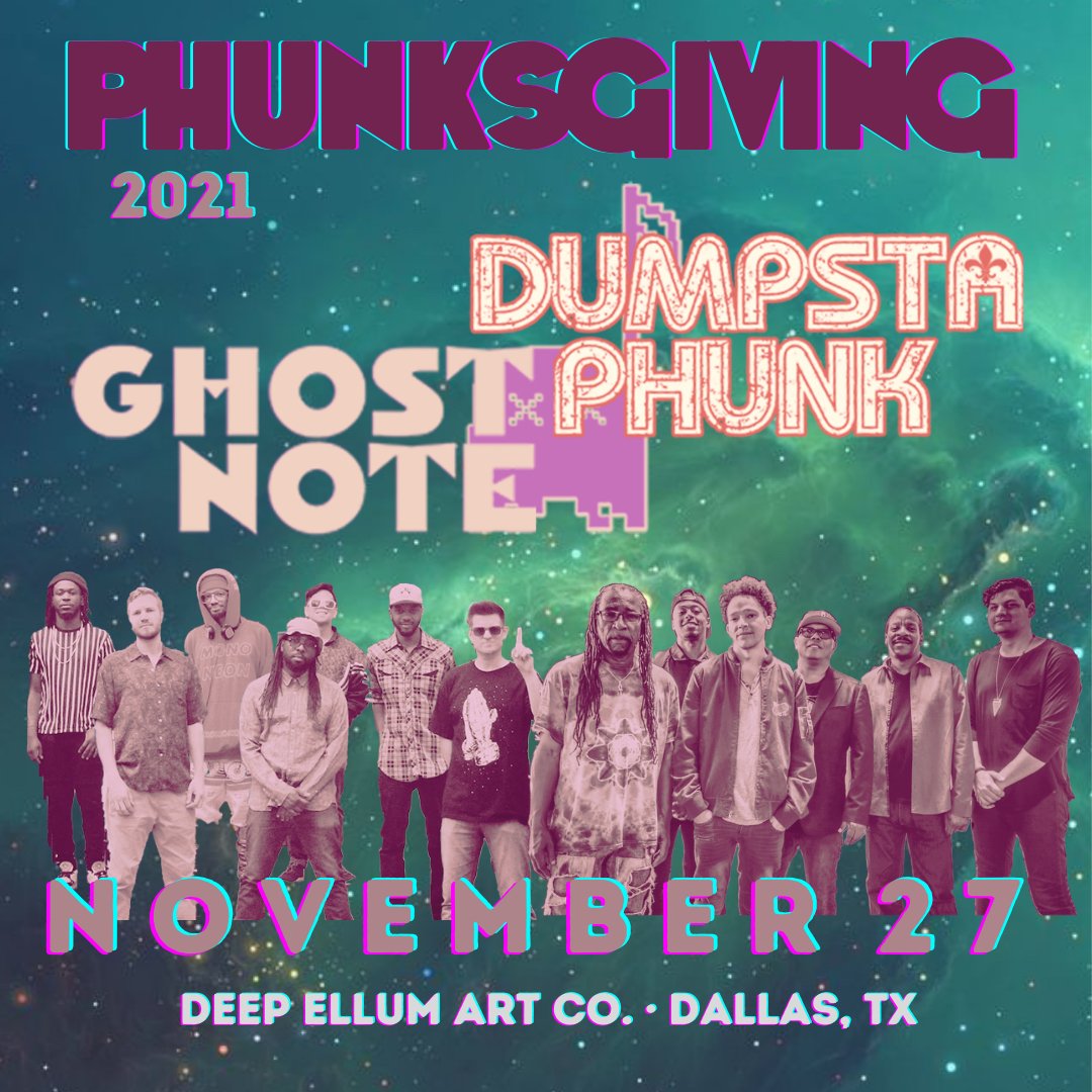 L4LM's tweet photo. CONTEST: Win 2 Tickets to @dumpstaphunk + @GNote_Official's #Phunksgiving at @DeepEllumArtCo on 11/27! Enter here: https://t.co/4FQ4P2A0dB https://t.co/IiwR2indGN