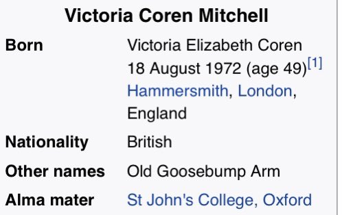 #taskmaster apparently causing 4 minutes of intense back and forth editing over on the Wikipedia page for #OldGoosebumpArm <a href="/VictoriaCoren/">Victoria Coren Mitchell</a> (who, score-wise, now has to be up there with <a href="/PhilNWang/">Phil Wang // Insta: @wangpix</a> as the most wronged contestant)