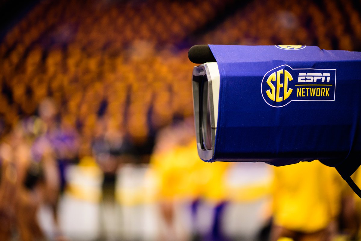 LSUgym's tweet photo. Eight LSU Gymnastics meets will be available via ESPN platforms in 2022! 

🔗 https://t.co/8zJ9e818Ig https://t.co/dvvznVmoMp