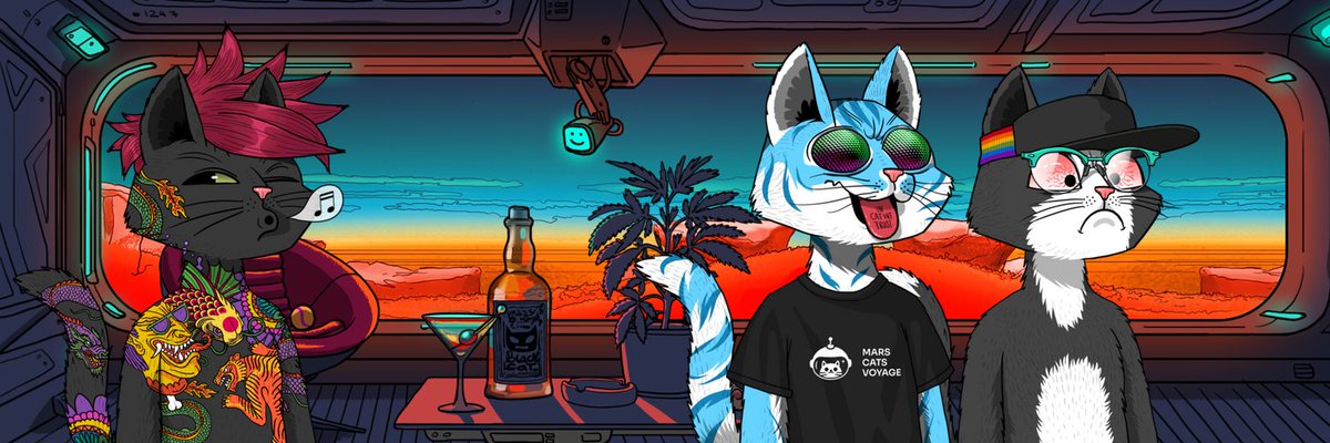 TacitaToons's tweet photo. Come vibe with the cats if you got FUDed #wenmars #marscatsvoyage #MCV #fudfreezone https://t.co/oUQStJZPHe