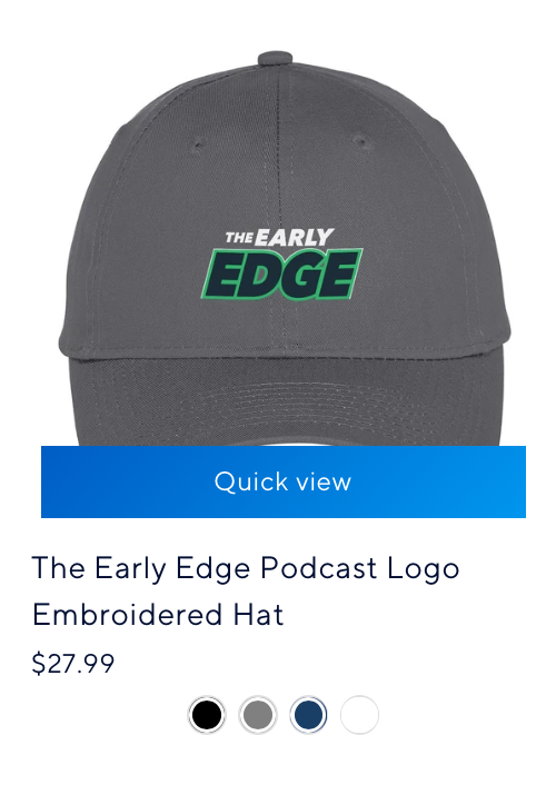 jacob_hallex's tweet photo. I feel a little bad that we're giving away less free @SportsLine memberships tonight. To make up for it I'll send someone who RTs this a #EarlyEdge hat if we hit 20k subs on YT by the end of the stream 🧢

Sub Here: https://t.co/kg4hMwGOK0
Watch Tonight: https://t.co/5YLC86QhbO https://t.co/cbxWPO1IL8