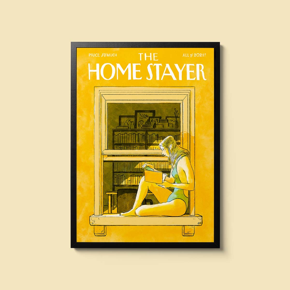 The Home Stayer by <a href="/LuisMendo/">Carlos Briones gomez</a>, an exclusive A3 print available only until midnight on Sunday (London time) bit.ly/2Z3UB3C