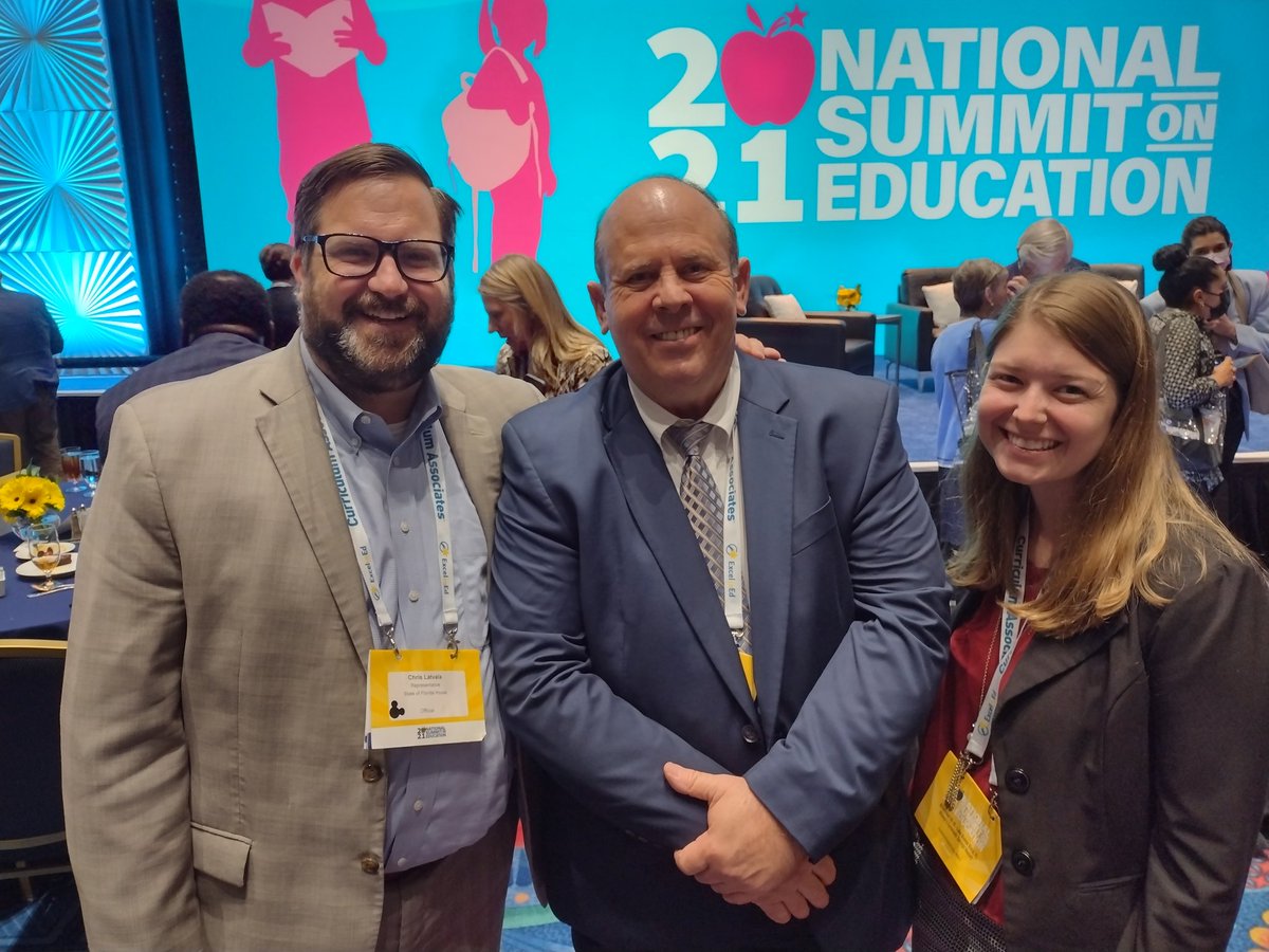 KevinAdamsECSD1's tweet image. Enjoyed seeing Representative Chris Latvala at the 2021 National Summit on Education Conference. #ExcelinEd
