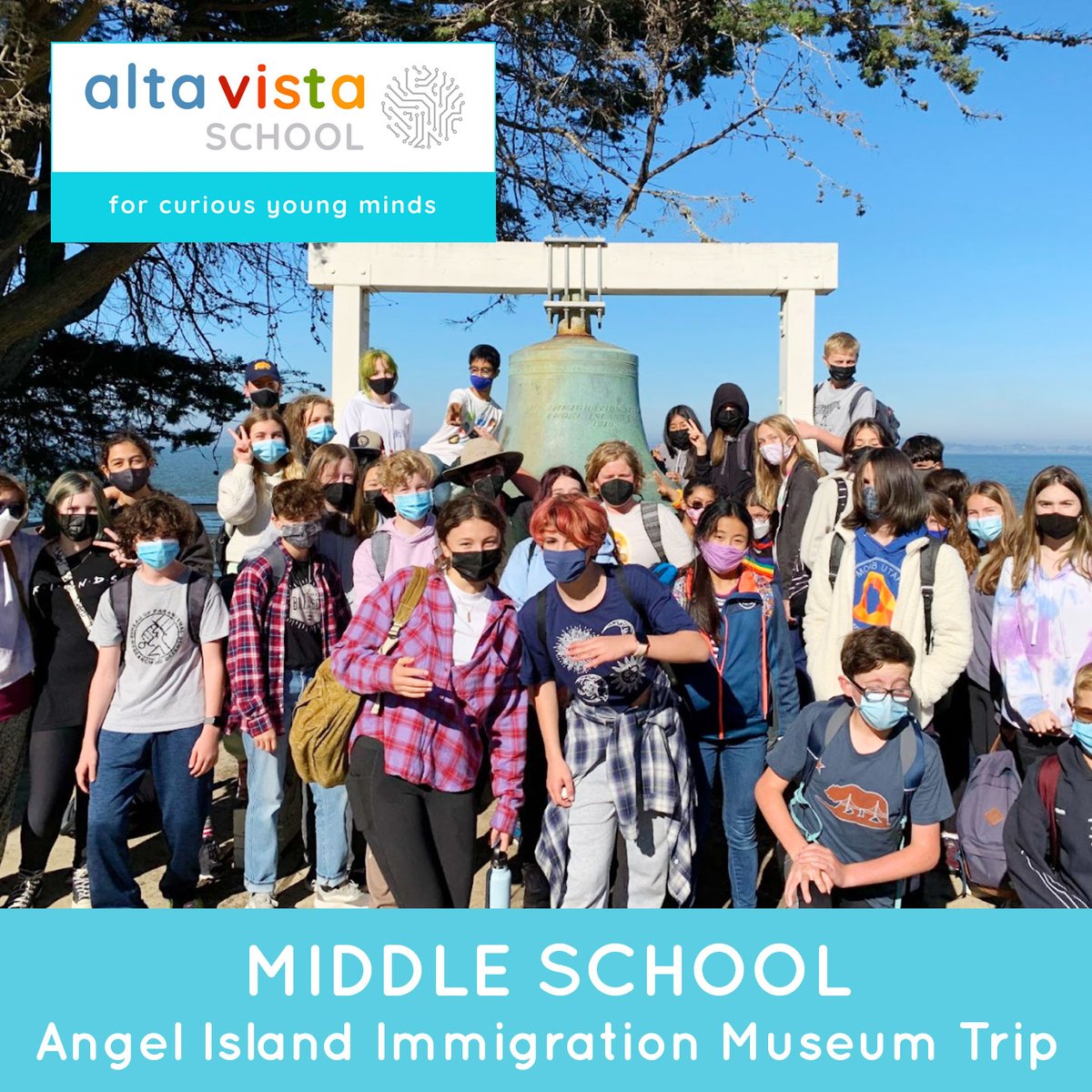8th Grade Field Trip to the Angel Island Immigration Museum and 6th Graders Learn about Density in Science Class.