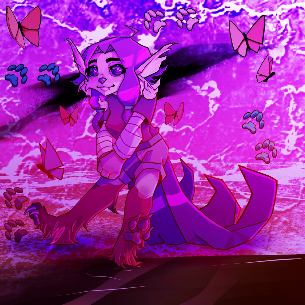 HellePup's tweet photo. Kiss me, down by the dead gray grass~ #oc #originalcharacter #digitalart #clipstudiopaint https://t.co/AtQheFtmHT