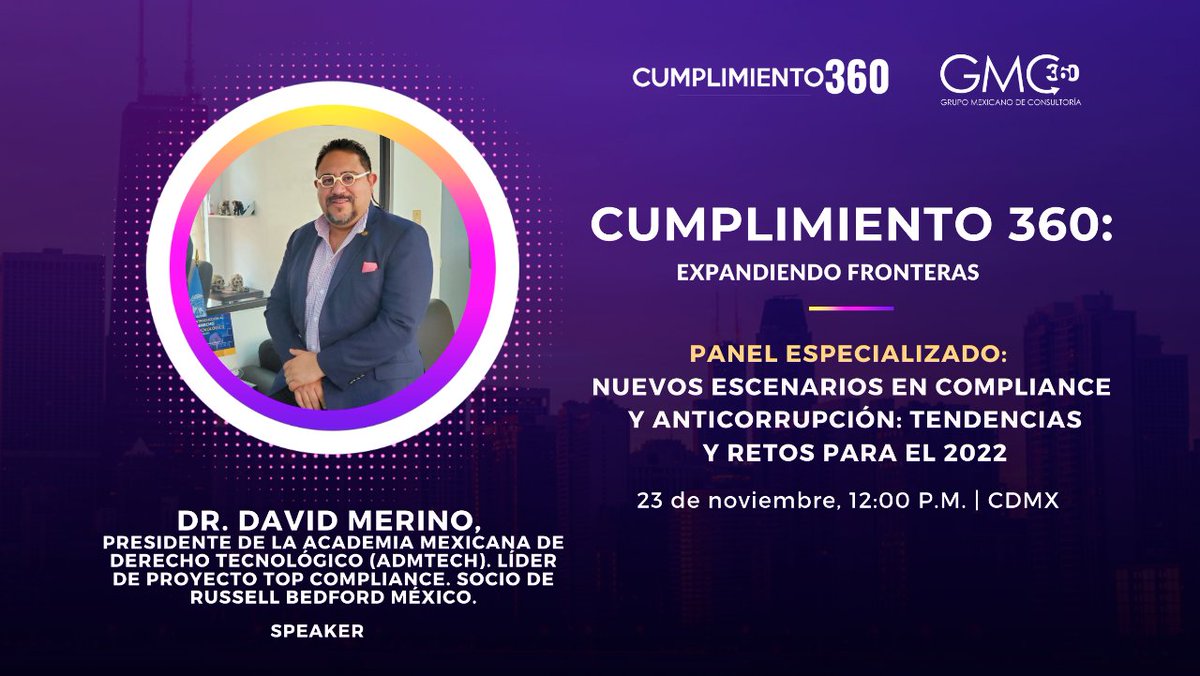 GMC360_'s tweet photo. 🕛¡¡¡Qué emoción!!! Nuestro #EventoAnual está a la vuelta de la esquina. 
👀¡ Estás invitad@ a nuestro #PanelEspecializado!
👉¡Regístrate gratis!: https://t.co/1kZrPTAf23

#VisiónDisruptiva #MundoPLD #ParadigmaPIORPI @DharaneeVazquez @DavidEMerinoT @balvarez https://t.co/08Hk6njxuD